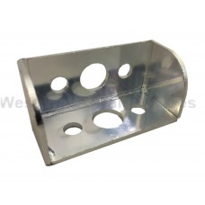 Alloy mudflap bracket SILVER Alloy mudflap bracket SILVER