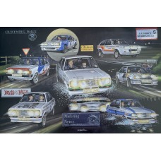 Motoring News Road Rally Compilation Limited edition Print