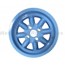 Minilite Rally Wheel 7 x 13 GP4 Ford Blue Minilite Rally Wheel 7 x 13 GP4 Ford Blue