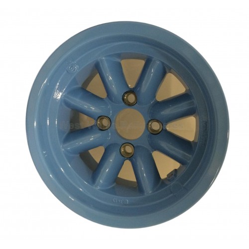 Minilite Rally Wheel 8 x 13 GP4 Ford Blue Minilite Rally Wheel 8 x 13 GP4 Ford Blue
