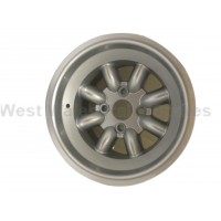 Minilite Rally Wheel 9 x 13 GP4 Ford Silver Minilite Rally Wheel 9 x 13 GP4 Ford Silver