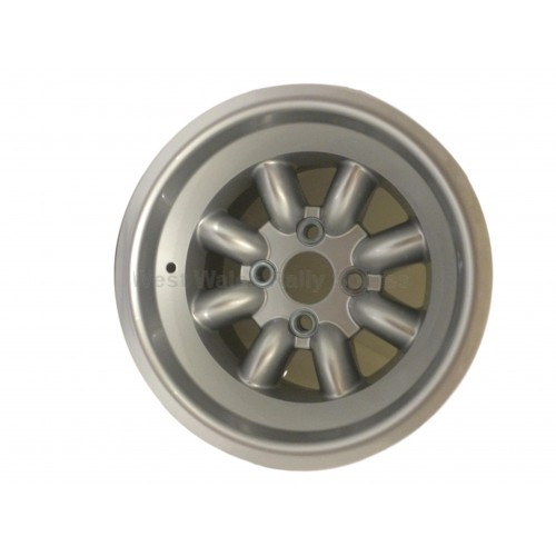 Minilite Rally Wheel 9 x 13 GP4 Ford Silver Minilite Rally Wheel 9 x 13 GP4 Ford Silver