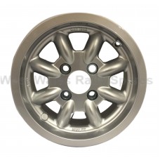 Minilite Rally Wheel 6 x 13 GP4 Ford Silver Minilite Rally Wheel 6 x 13 GP4 Ford Silver