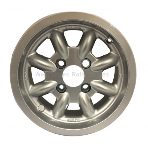 Minilite Rally Wheel 6 x 13 GP4 Ford Silver Minilite Rally Wheel 6 x 13 GP4 Ford Silver