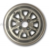 Minilite Rally Wheel 7 x 13 GP4 Ford Silver Minilite Rally Wheel 7 x 13 GP4 Ford Silver