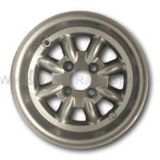 Minilite Rally Wheel 7 x 13 GP4 Ford Silver Minilite Rally Wheel 7 x 13 GP4 Ford Silver