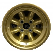 Revolution 8 Spoke Classic Rally Wheel 8x13 Escort Group 4 Gold