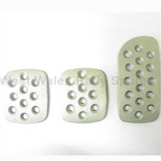 Grayston Silver Alloy Pedal Pads Grayston Silver Alloy Pedal Pads