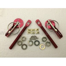 Bonnet Pins Red Alloy