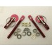 Bonnet Pins Red Alloy
