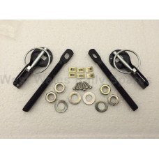 Bonnet Pins Black Alloy