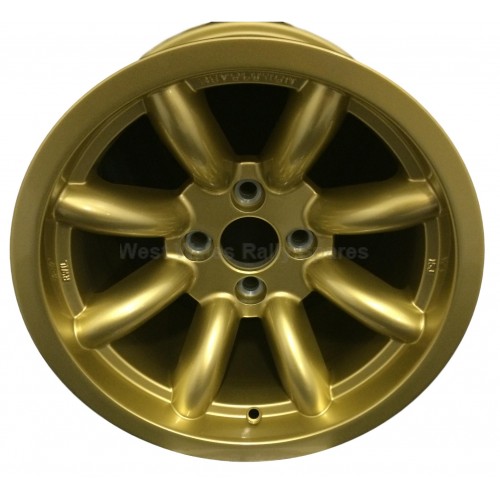 Revolution 8 Spoke Classic Rally Wheel 9x15 Escort Group 4 Gold