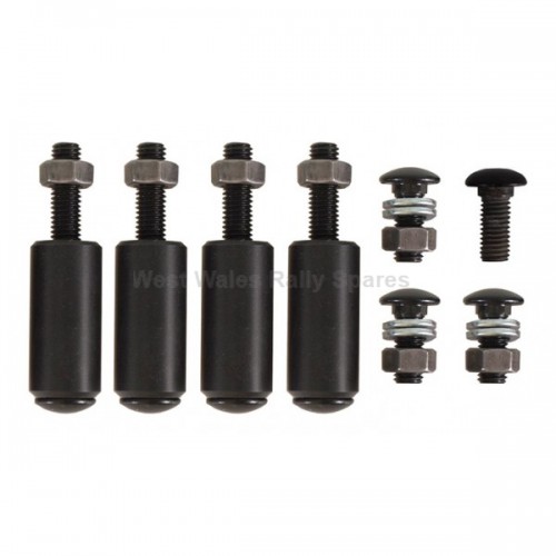 Ford Escort Mk2 Black Bumper (Front/Rear) Fixing Bolts Complete Set