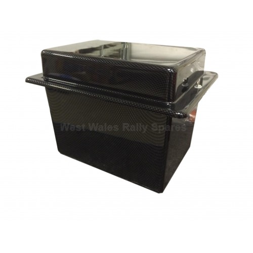 Carbon Look Smooth Moulded Battery Box
