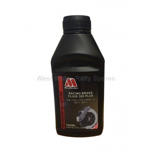 Millers Racing 300 Plus Brake Fluid 500ml Millers Racing 300 Plus Brake Fluid 500ml