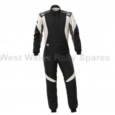 Omp First Evo Race Suit Black/White