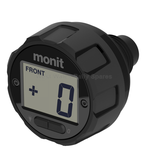 Monit Brake Bias Adjuster Bulkhead Mounting Black Monit Brake Bias Adjuster Bulkhead Mounting Black
