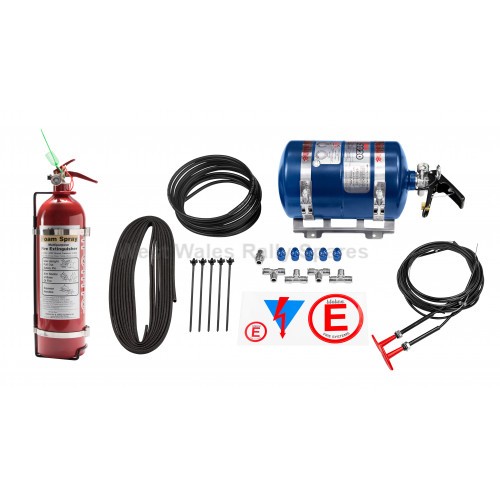 Lifeline Zero 2020 3ltr Mechanical Firemarshal Kit With 2.4 AFFF H/held Extinguisher