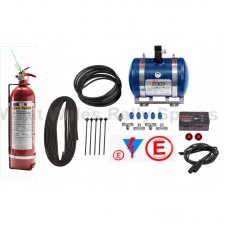 Lifeline Zero 2020 3ltr Electric Fire Extinguisher Kit With 2.4 AFFF H/held Extinguisher