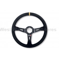 Atech Steering Wheel 350mm Suede 90mm Dish Atech Steering Wheel 350mm Suede 90mm Dish