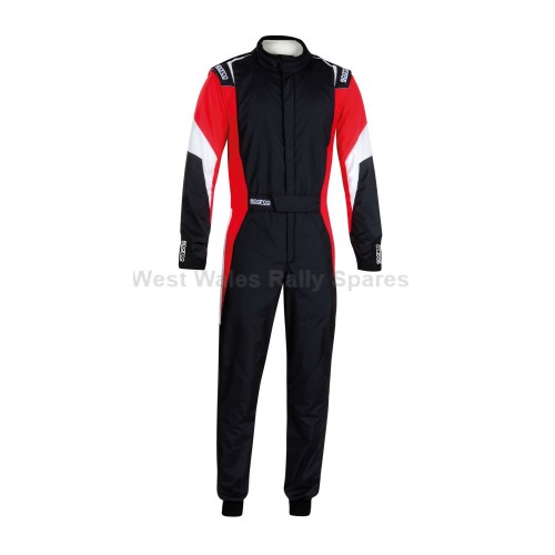 Sparco Competition Race Suit Black/Red/White Sparco Competition Race Suit Black/Red/White