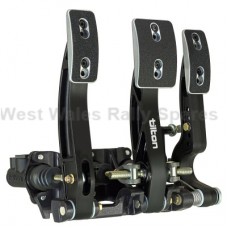 Tilton Pedal Assembly 600 Series 3 Pedal Floor Mount Alloy Pedals 72-603 Tilton Pedal Assembly 600 Series 3 Pedal Floor Mount Alloy Pedals 72-603