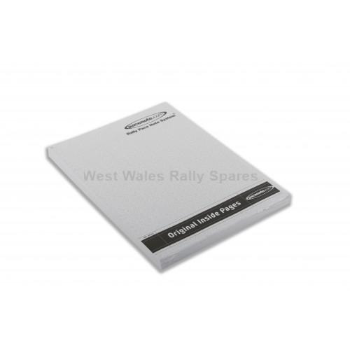 Original Pack of Inside Pages For Pacenote Book
