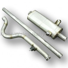 Simpson Stainless Steel Single Box System 2 1/4" Including Mounts Simpson Stainless Steel Single Box System 2 1/4" Including Mounts